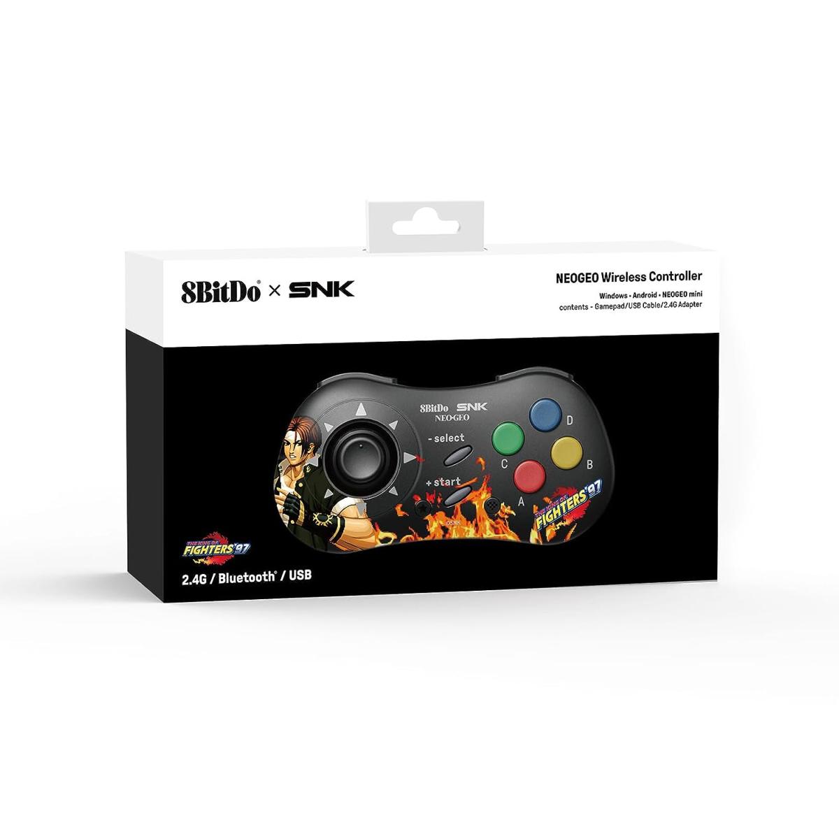 Manette SNK Neo Geo Kyo Bluetooth – Pour PC, Neo Geo Mini, Android