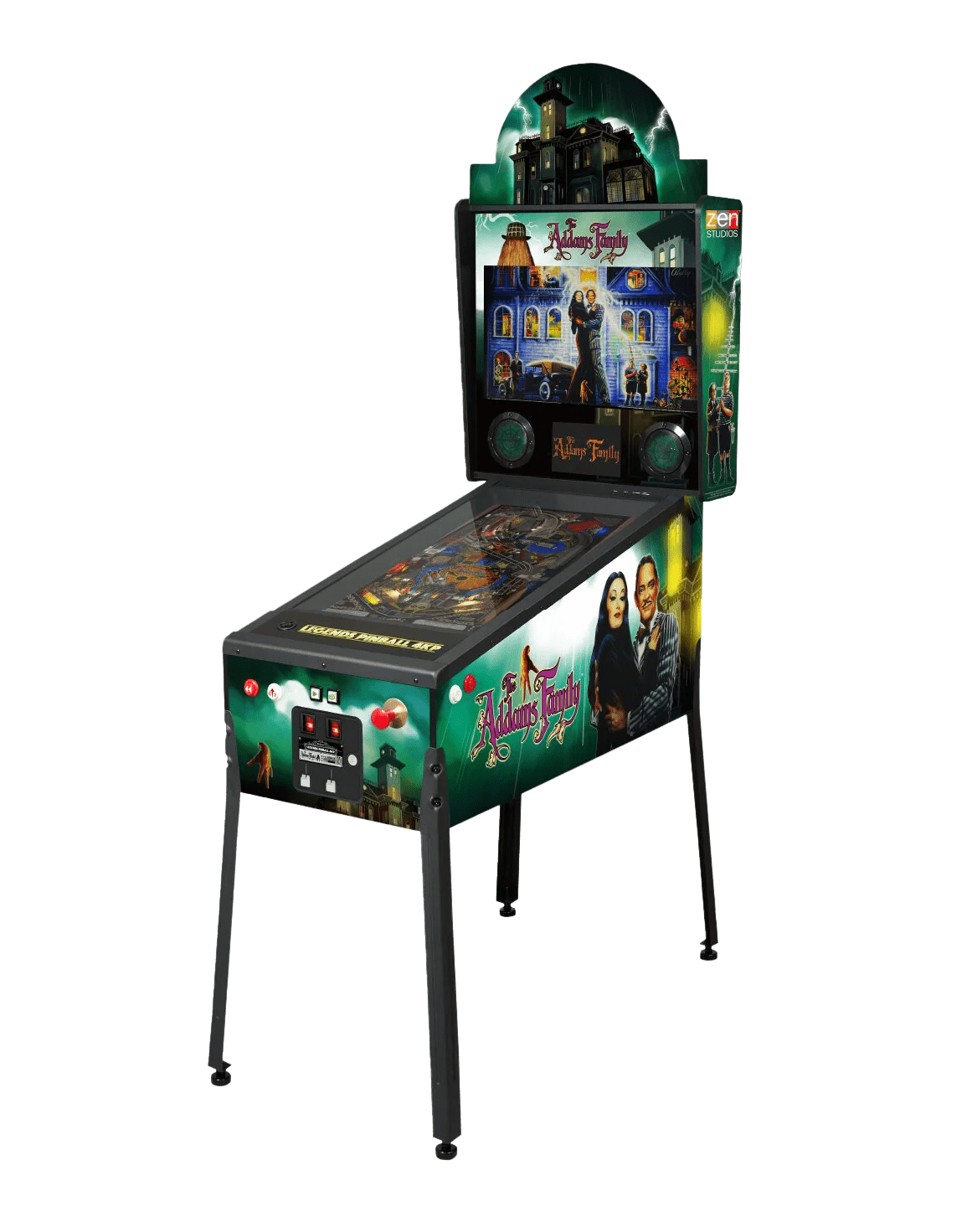 Legends Pinball AtGames - Flipper 4K - Famille Addams - Flipper Electronique - AtGames - Shop Just for Games