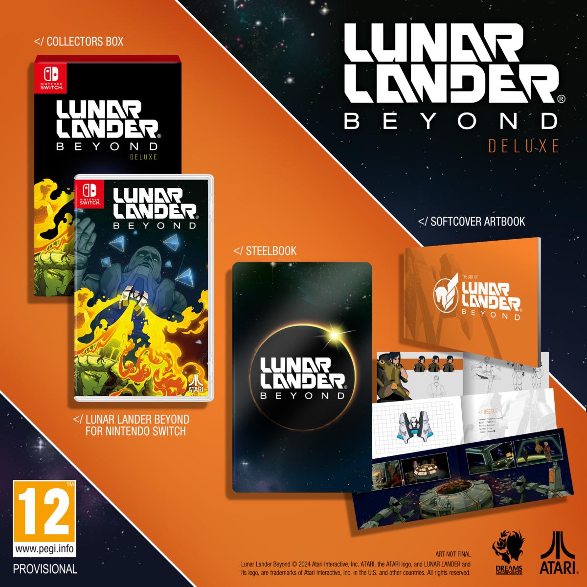 Lunar Lander Beyond Deluxe Nintendo SWITCH - Jeux Vidéo Physique - Atari - Shop Just for Games