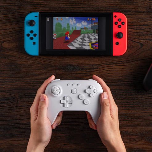 Manette 8BitDo 64 Bluetooth édition blanche - Compatible Analogue 3D, Switch 1 et 2, PC, Mobile (Copie) - Manettes - 8Bitdo - Shop Just for Games