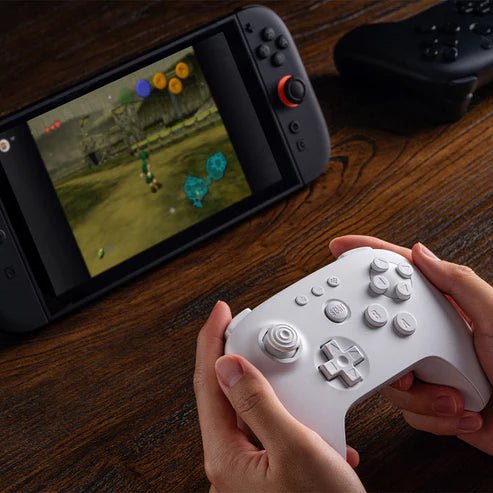 Manette 8BitDo 64 Bluetooth édition blanche - Compatible Analogue 3D, Switch 1 et 2, PC, Mobile (Copie) - Manettes - 8Bitdo - Shop Just for Games