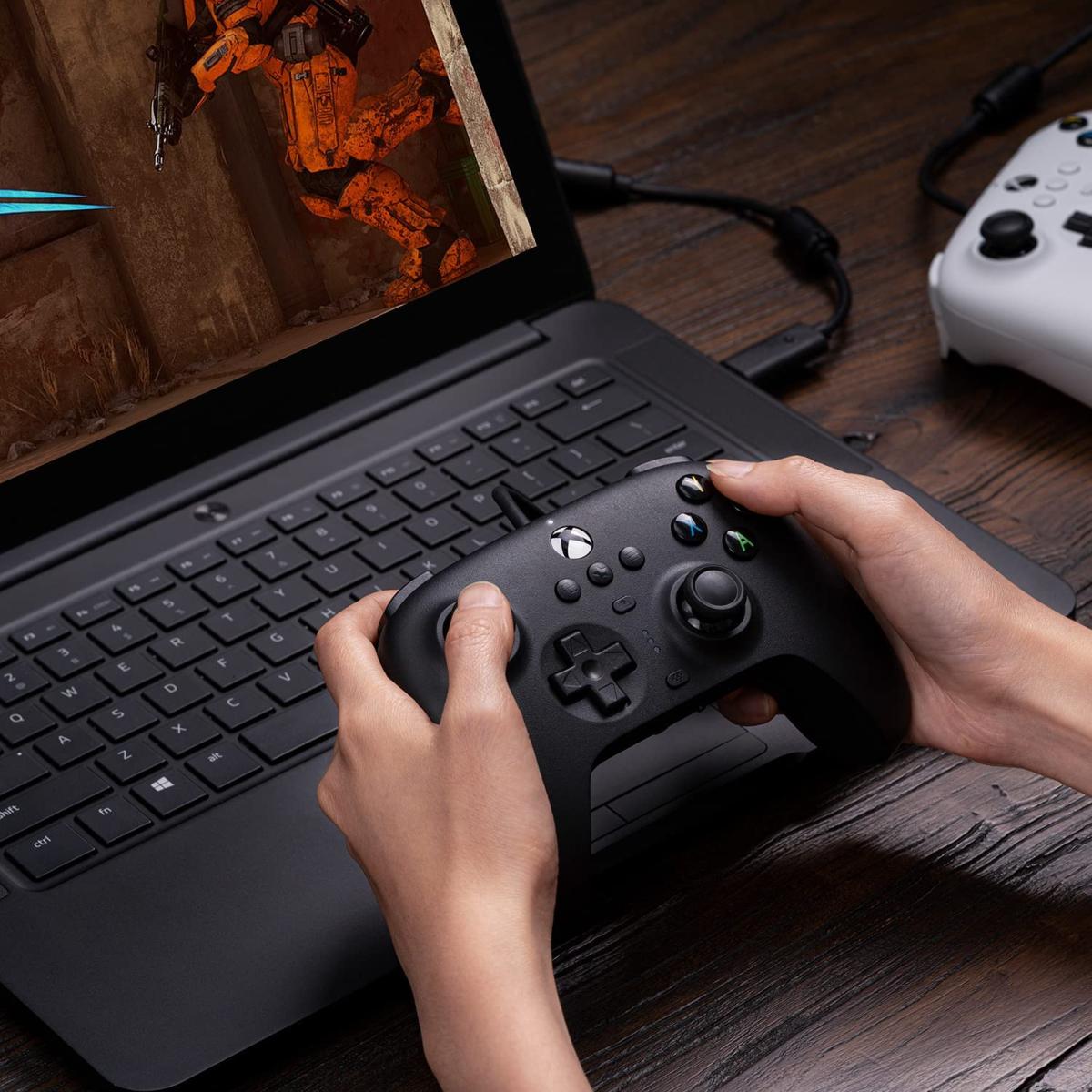 Manette 8bitdo Ultimate Wired pour Xbox et PC - Noir - Manettes - 8Bitdo - Shop Just for Games