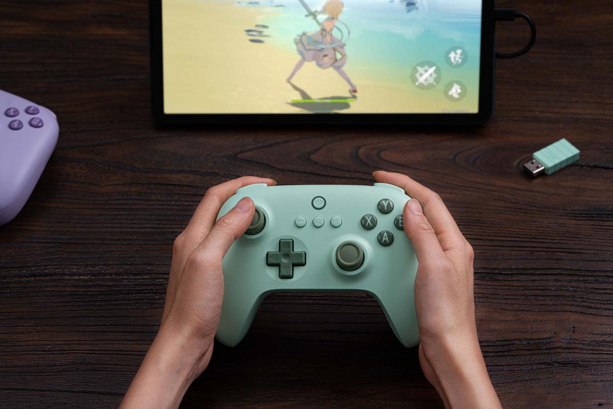 Manette Sans Fil 2.4G 8bitdo Ultimate C pour Steam Deck, PC et Android - Vert Pastel - Manettes - 8Bitdo - Shop Just for Games
