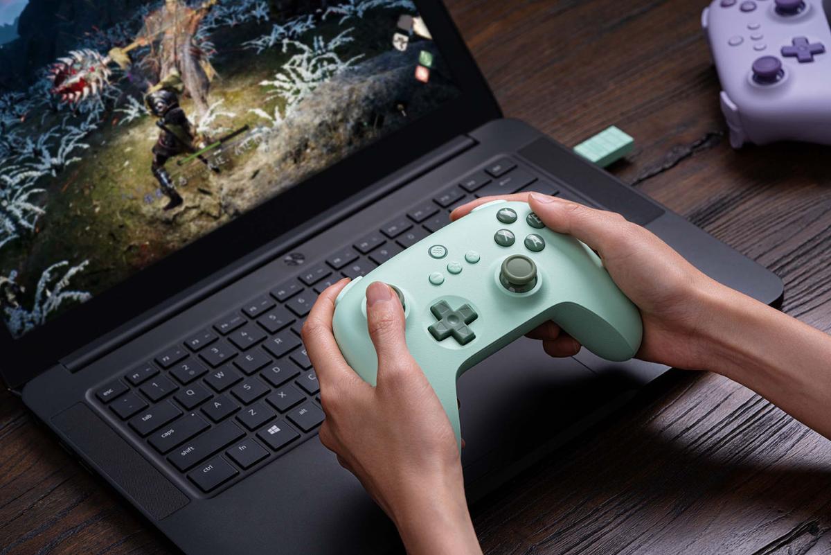 Manette Sans Fil 2.4G 8bitdo Ultimate C pour Steam Deck, PC et Android - Vert Pastel - Manettes - 8Bitdo - Shop Just for Games