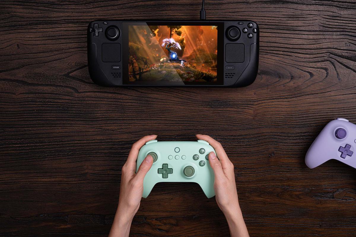 Manette Sans Fil 2.4G 8bitdo Ultimate C pour Steam Deck, PC et Android - Vert Pastel - Manettes - 8Bitdo - Shop Just for Games