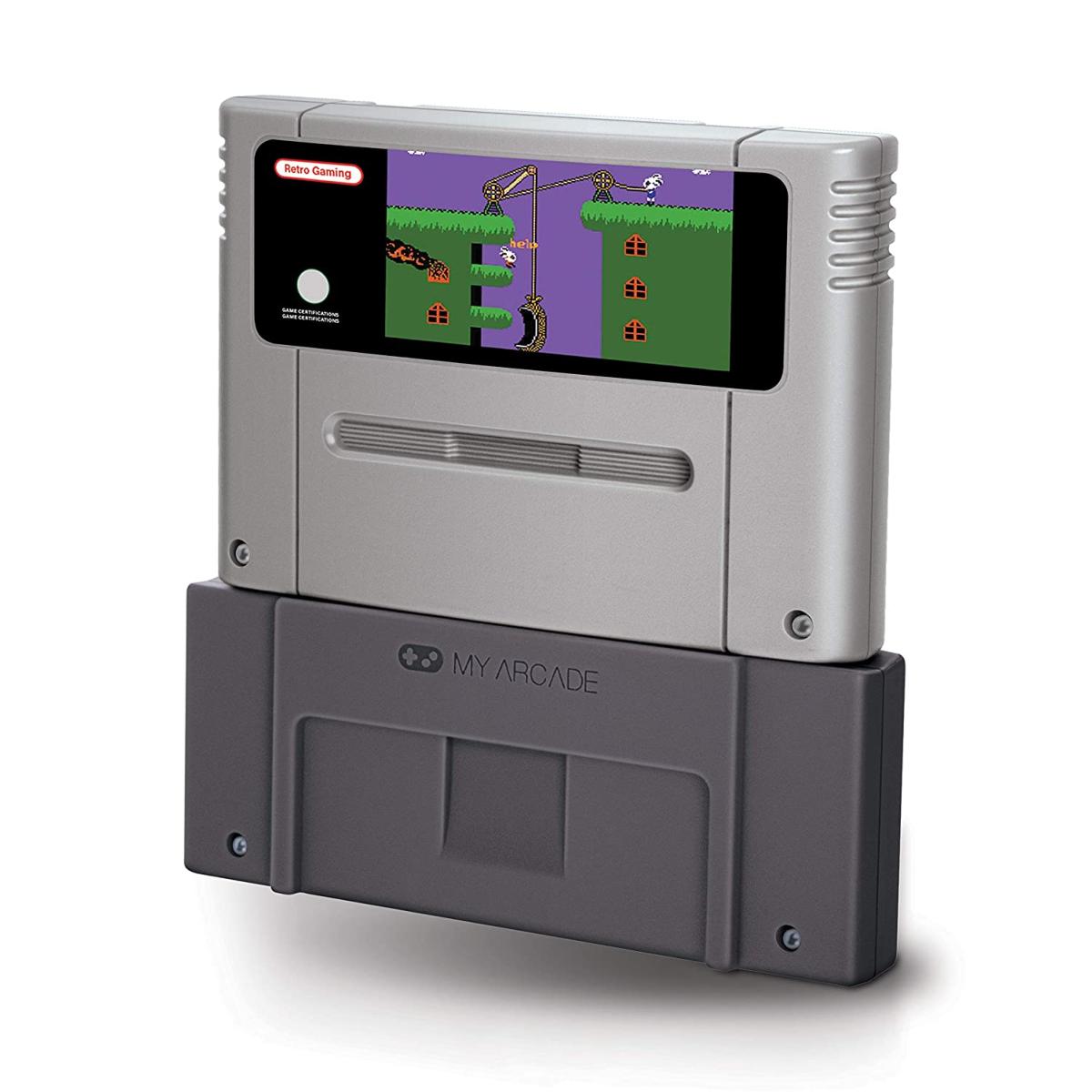 My Arcade - Adaptateur de cartouche super NES - Gris - Accessoires - My Arcade - Shop Just for Games