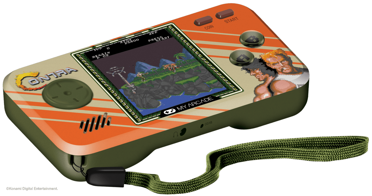 My Arcade - Contra Premium Edition - Console de Jeu Portable - 2 Jeux en 1 - Console portable - My Arcade - Shop Just for Games