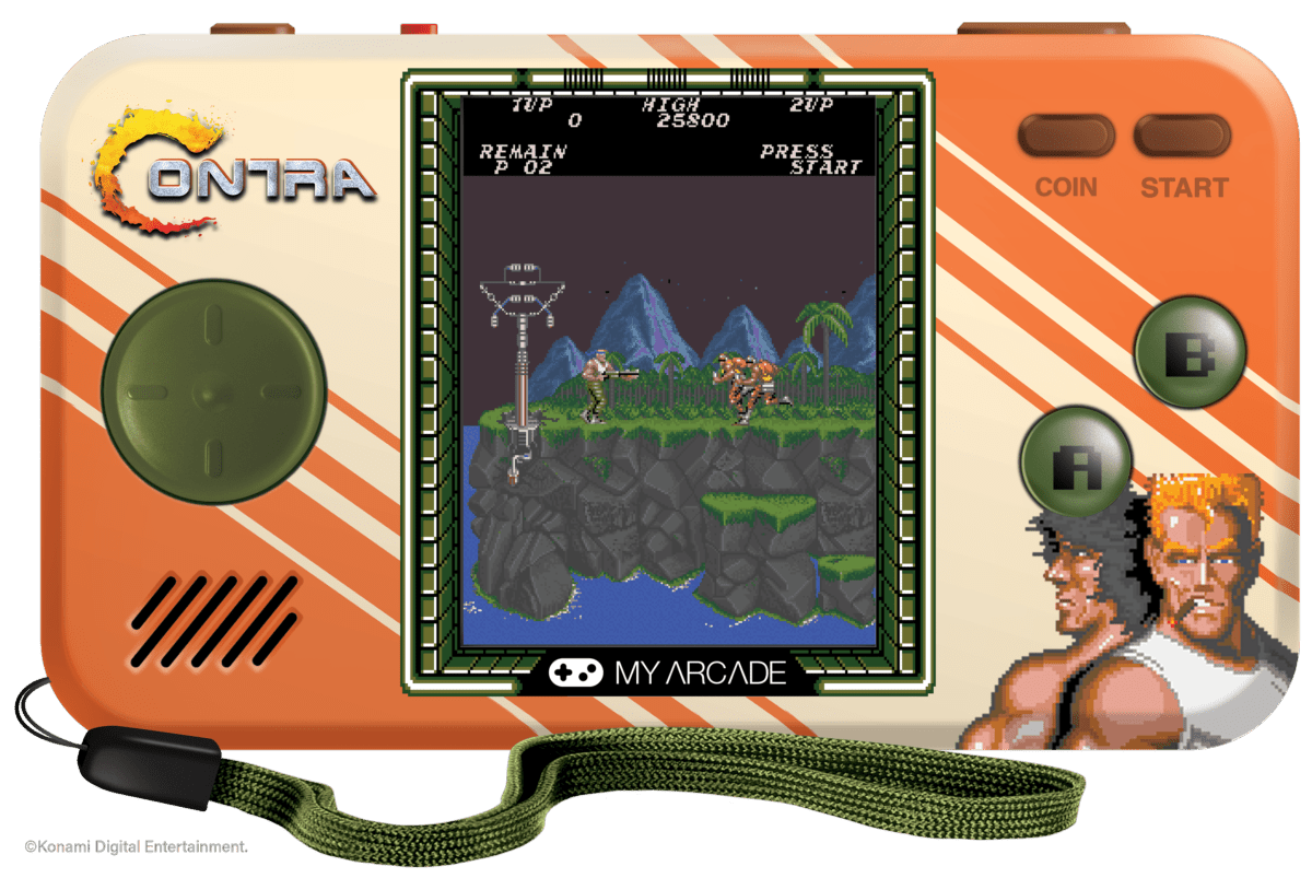 My Arcade - Contra Premium Edition - Console de Jeu Portable - 2 Jeux en 1 - Console portable - My Arcade - Shop Just for Games