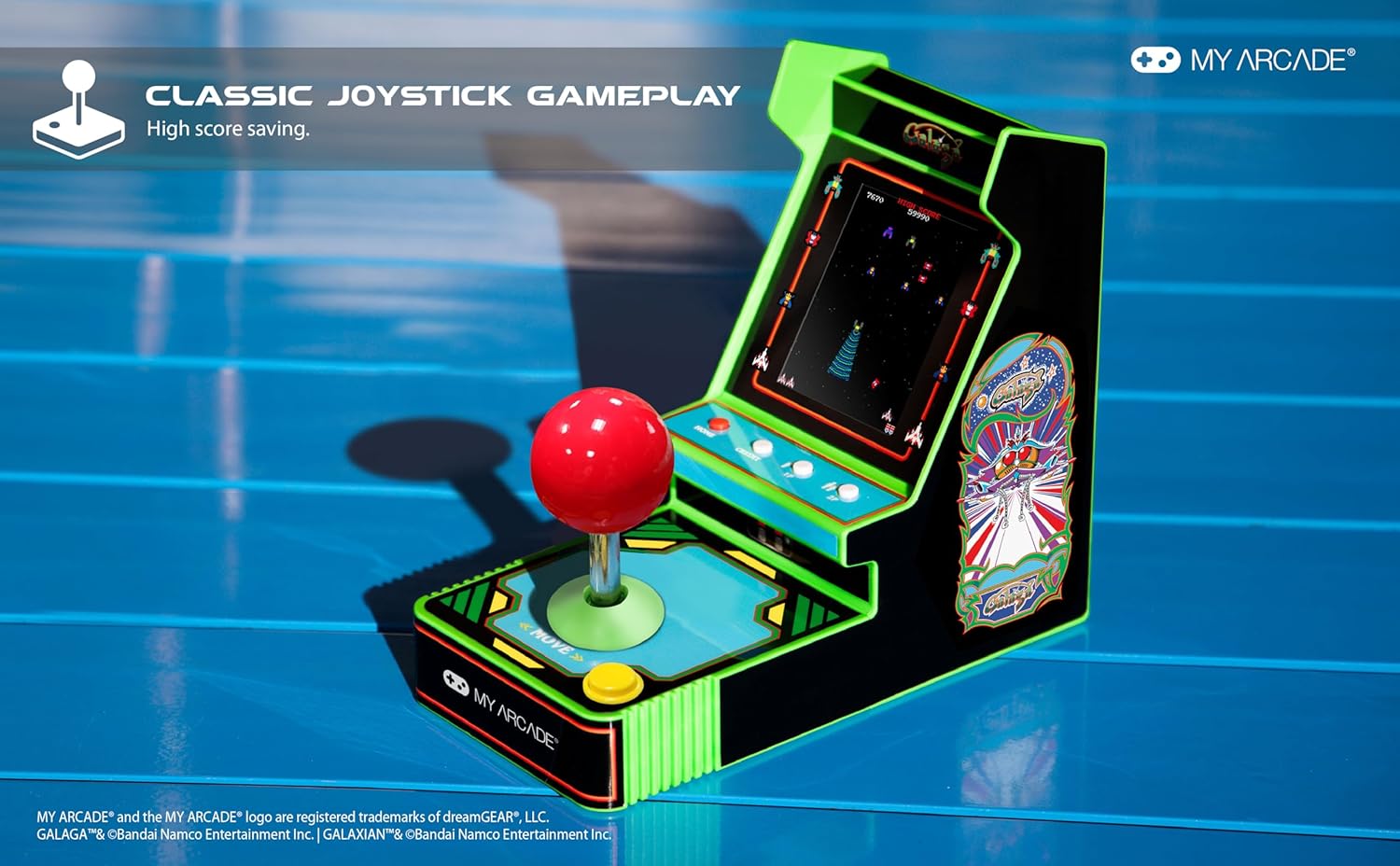 My Arcade - Galaga Red Joystick Player - Console portable - My Arcade - Shop Just for Games