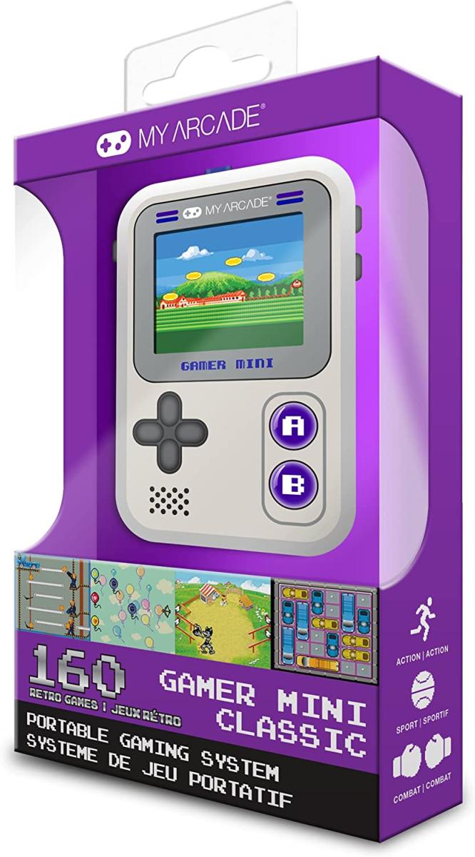 My Arcade - Gamer mini classique console de poche - Gris/violet - Console portable - My Arcade - Shop Just for Games