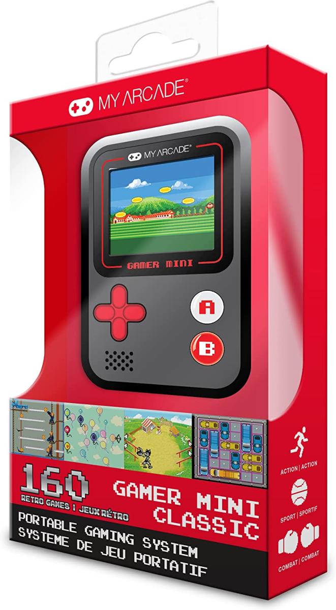 My Arcade - Gamer mini classique console de poche - Rouge/noir - Console portable - My Arcade - Shop Just for Games