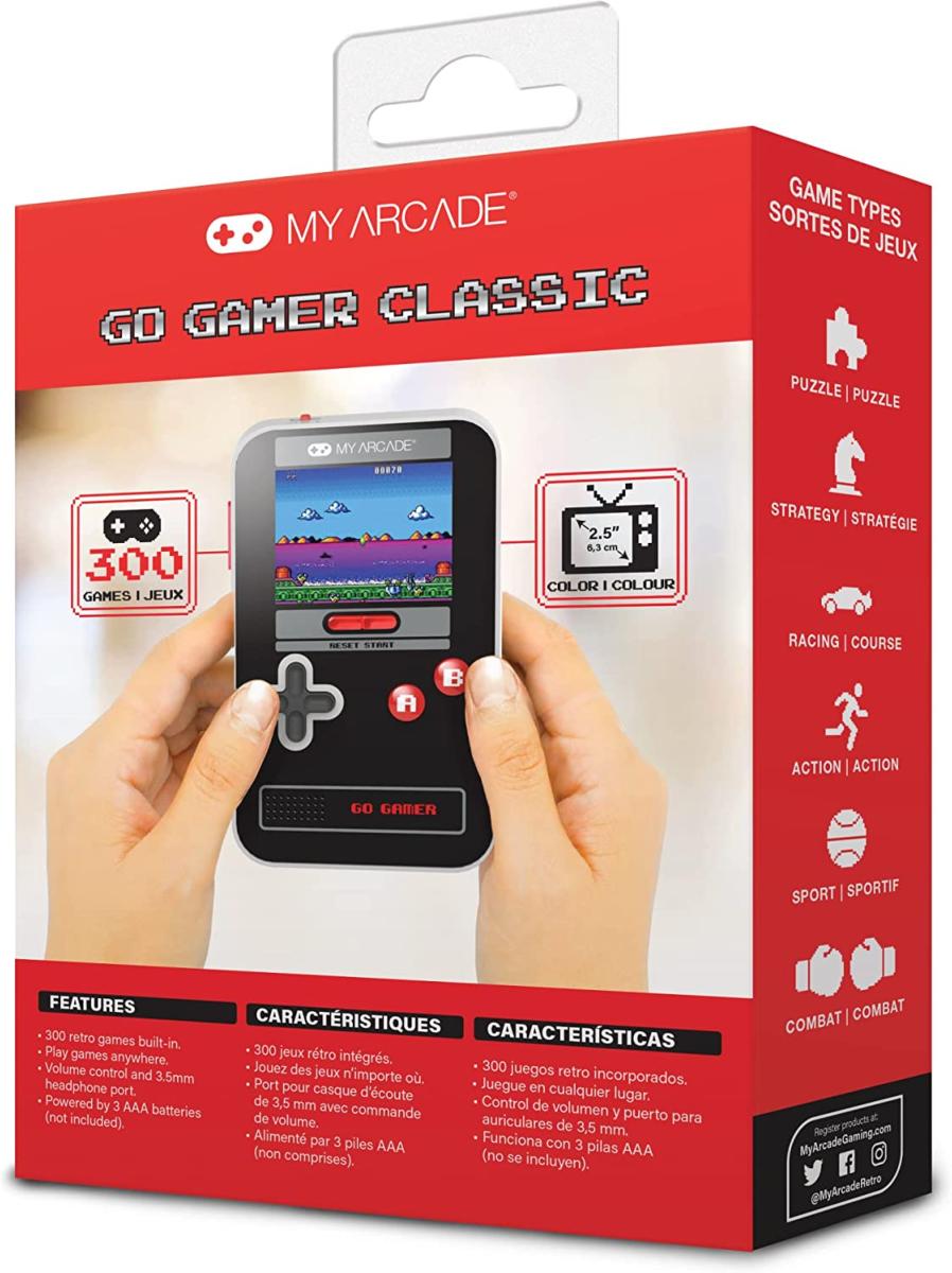 My arcade - GO Gamer console portable - Rouge/Noir - Console portable - My Arcade - Shop Just for Games