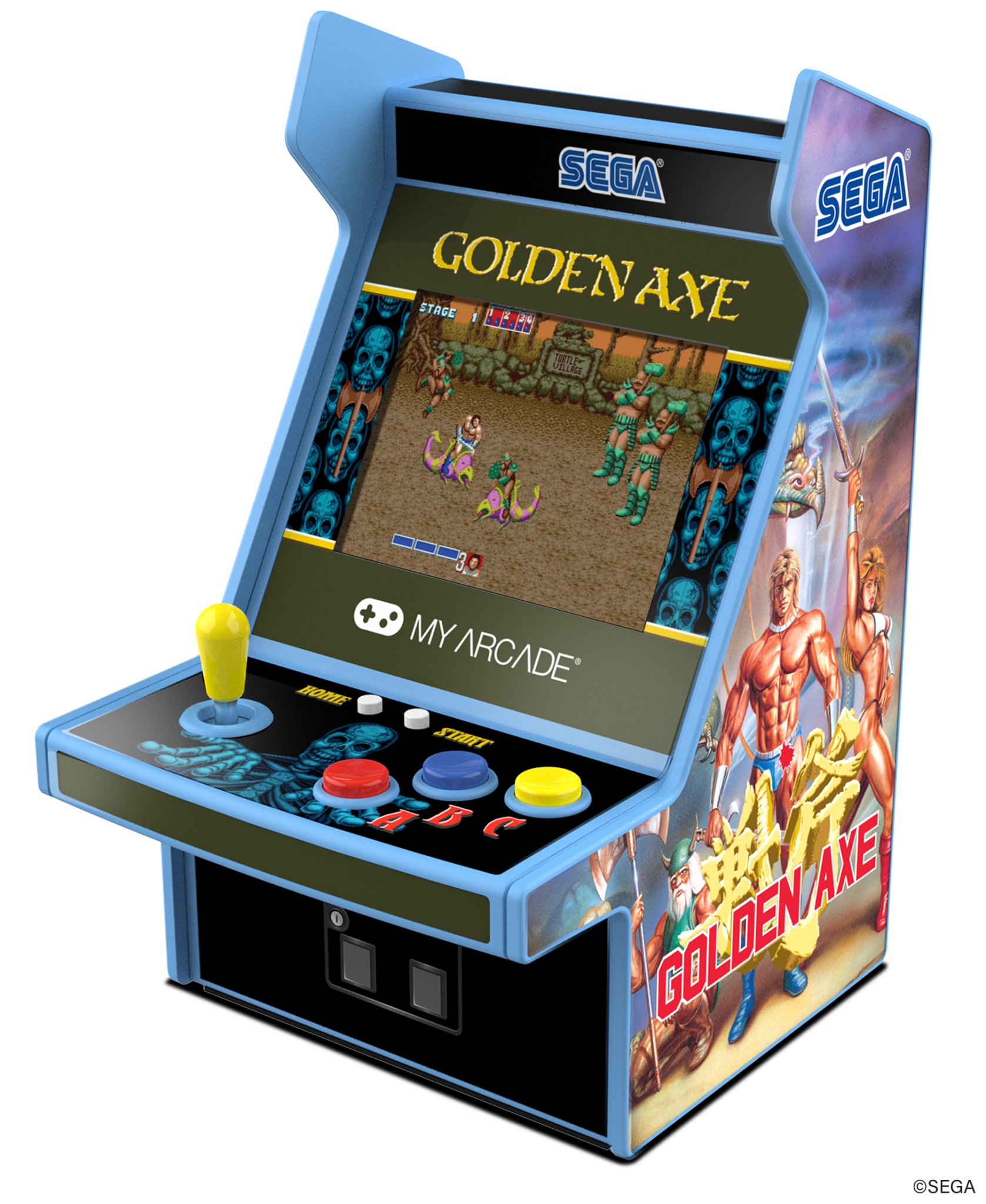 My Arcade - Golden Axe Micro Player Pro Portable Retro Arcade - Console portable - My Arcade - Shop Just for Games