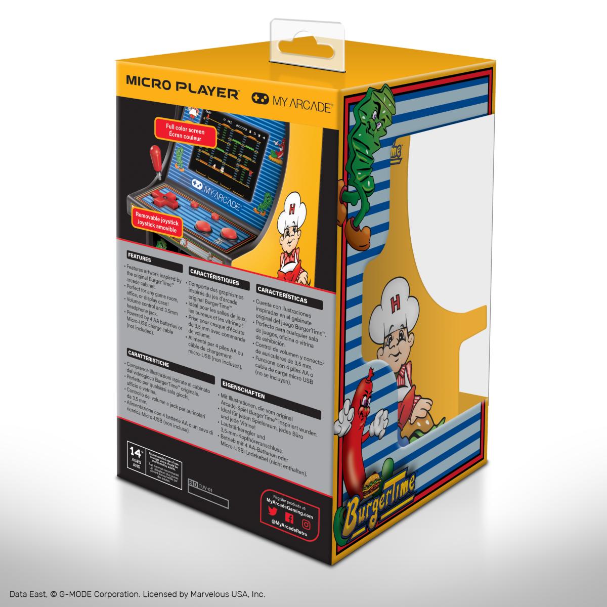 My Arcade - Micro Player Burgertime - Console portable - My Arcade - Shop Just for Games
