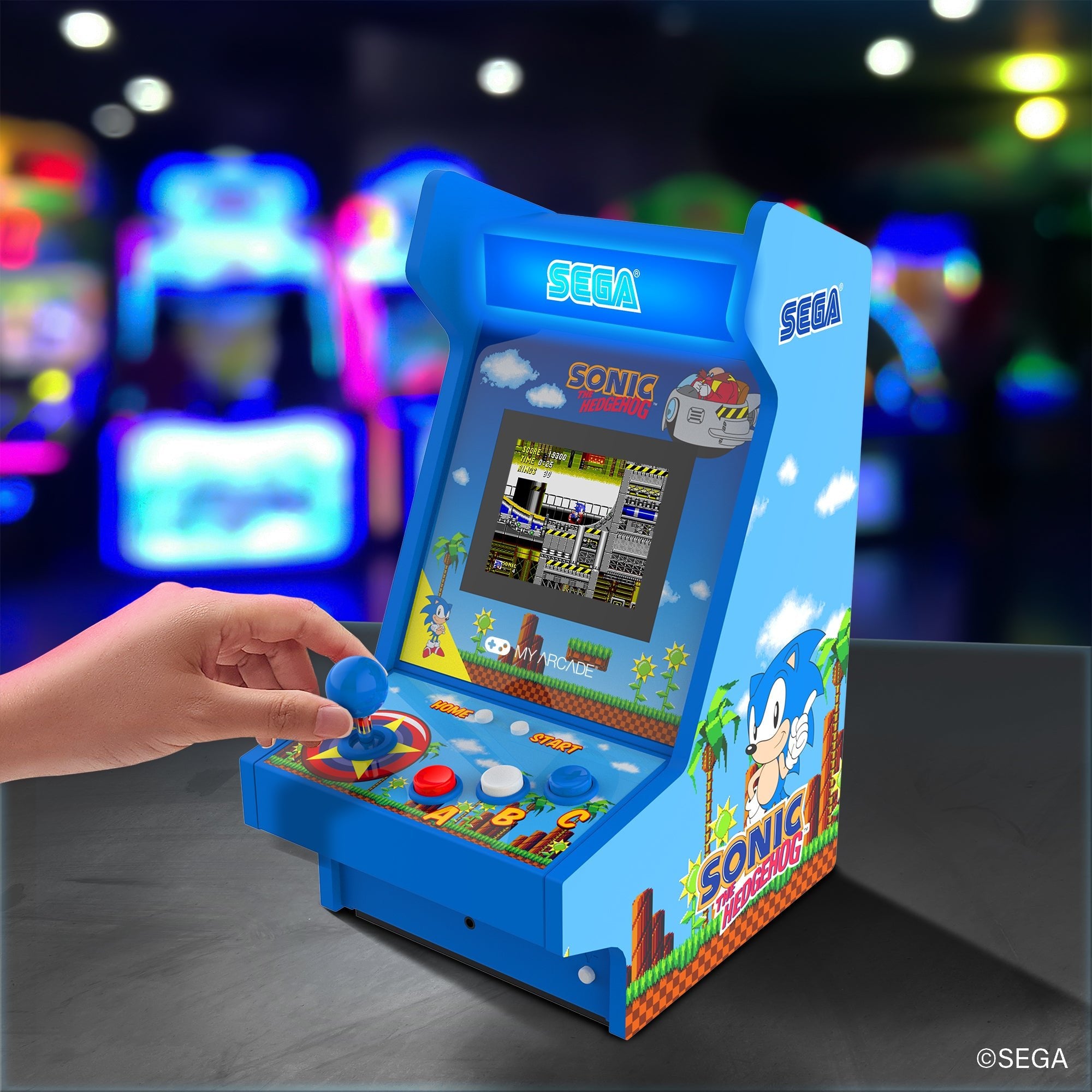 My Arcade - Mighty Player Sonic The Hedgehog + Porte-clés Sonic OFFERT