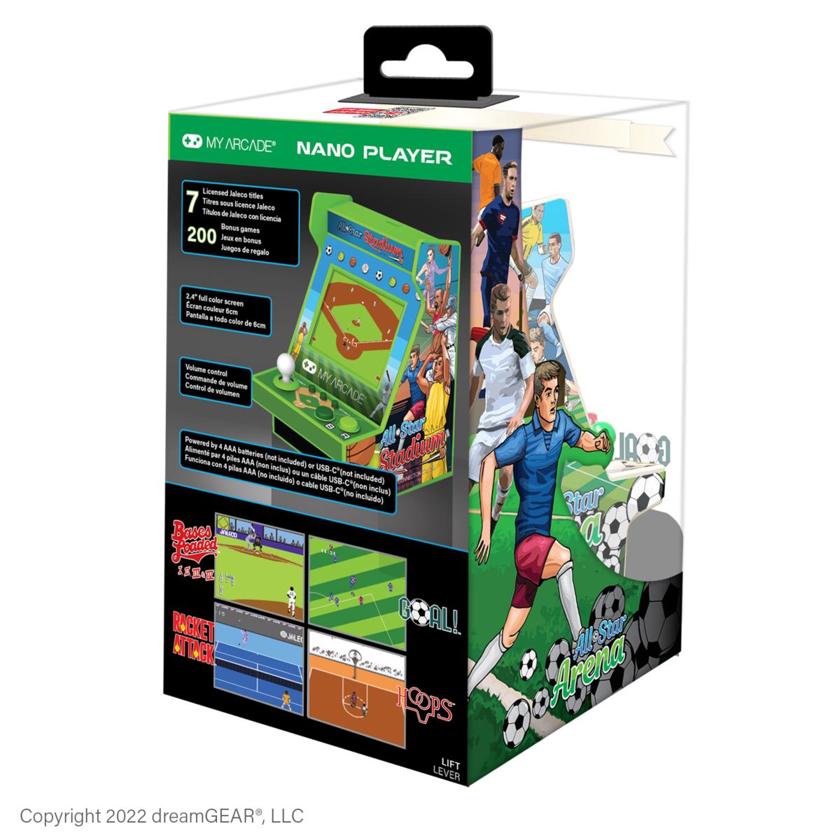 My Arcade - Nano Player All - Star Arena (207 Games in 1) - Console portable - My Arcade - Shop Just for Games