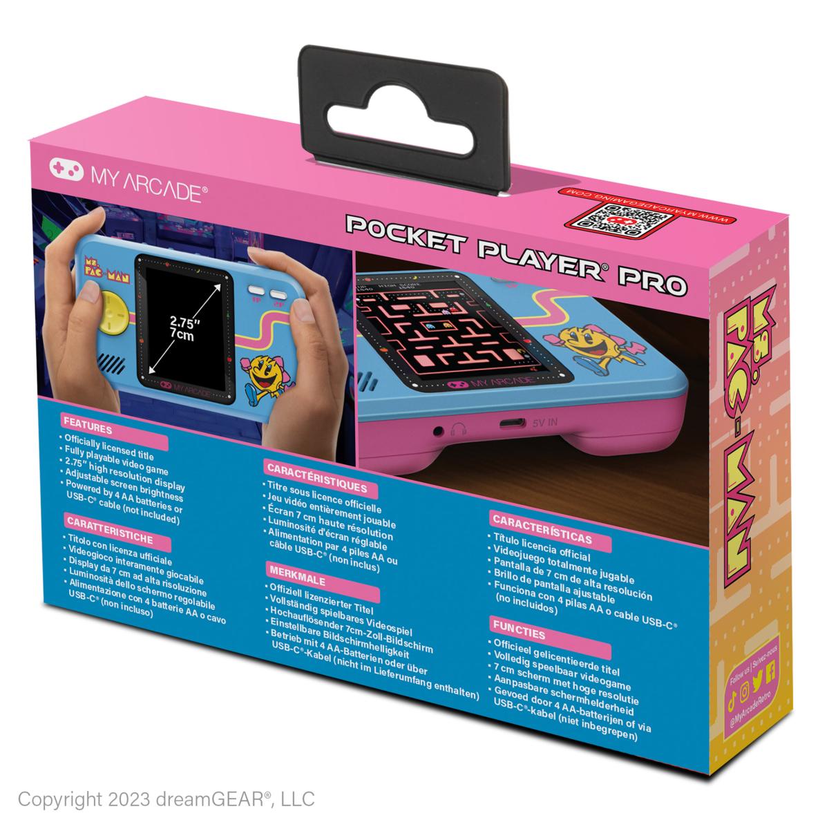 My Arcade - Pocket Player PRO Ms. Pac - Man - Console portable - My Arcade - Shop Just for Games