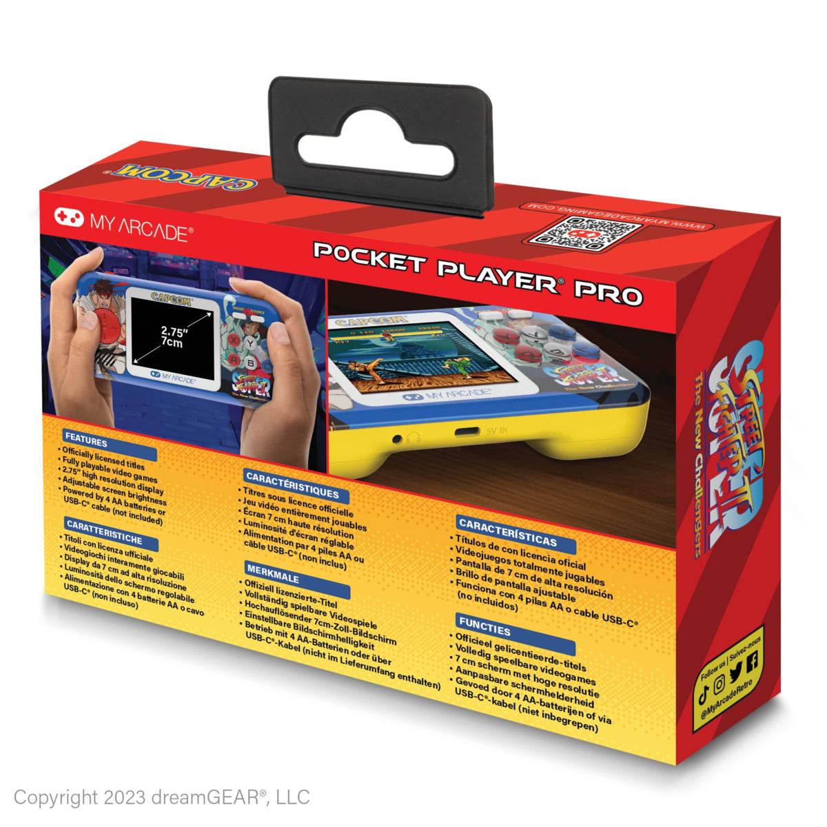 My Arcade - Pocket Player PRO Super Street Fighter II - Mini Console Portable Retro - Console portable - My Arcade - Shop Just for Games