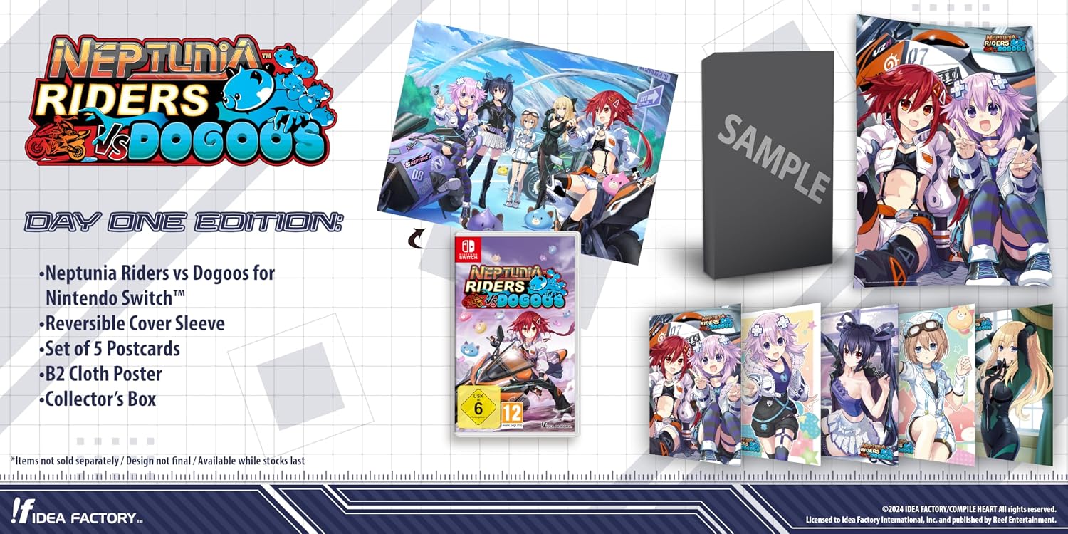 Neptunia Riders VS Dogoos Day One Edition Nintendo Switch - Jeux Vidéo Physique - Creative Distribution - Shop Just for Games