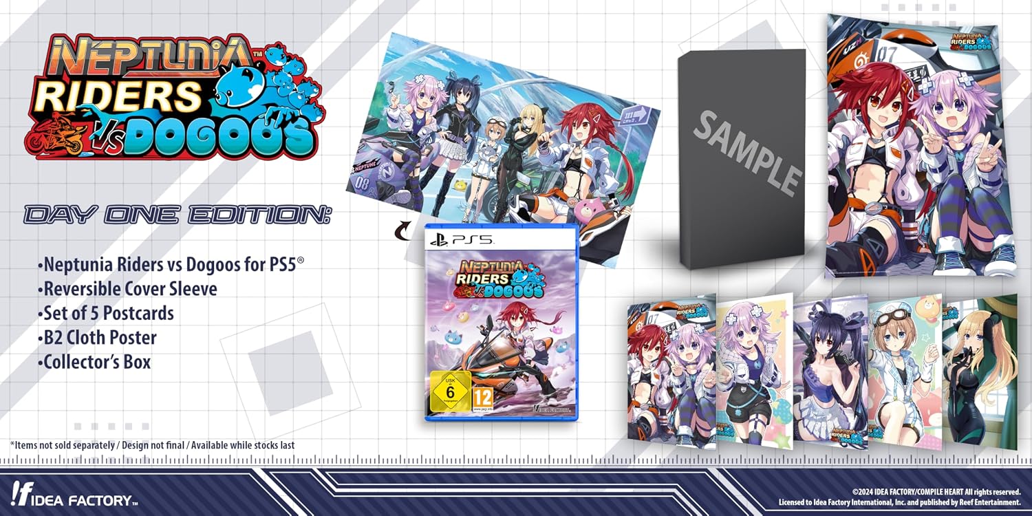 Neptunia Riders VS Dogoos Day One Edition PS5 - Jeux Vidéo Physique - Creative Distribution - Shop Just for Games