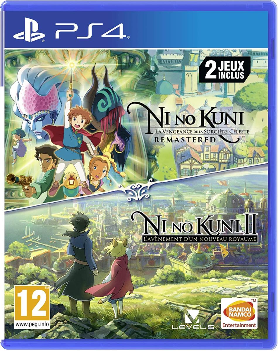 Ni No Kuni 1 + 2 Compilation Edition PS4 - Jeux Vidéo Physique - Bandai Namco - Shop Just for Games