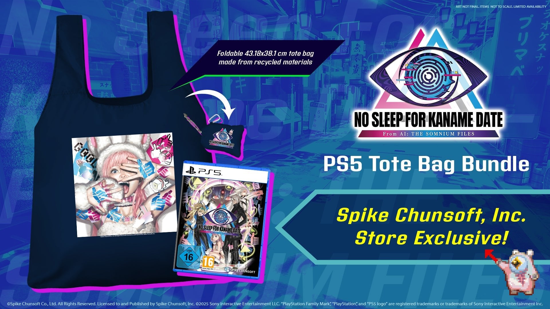 No Sleep For Kaname Date - From AI: The Somnium Files PS5 - Jeux Vidéo Physique - Reef Entertainment - Shop Just for Games