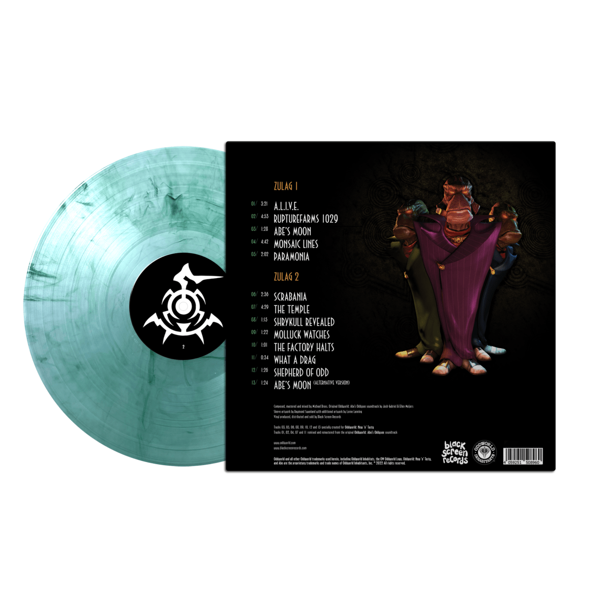 Oddworld: New 'n' Tasty (Original Soundtrack) Vinyle - 1LP - Vinyles - Black Screen Records - Shop Just for Games