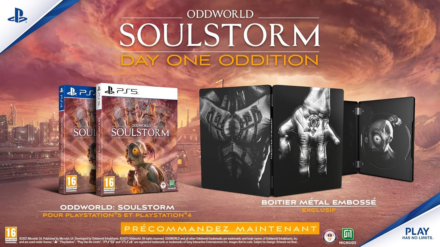Oddworld Soulstorm Day One Edition PS4 - Jeux Vidéo Physique - MICROIDS - Shop Just for Games
