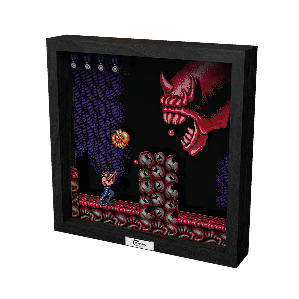 Pixel Frames - Contra Dragon God Java - 23x23 cm - Pixel Frames - Level Up Labs - Shop Just for Games