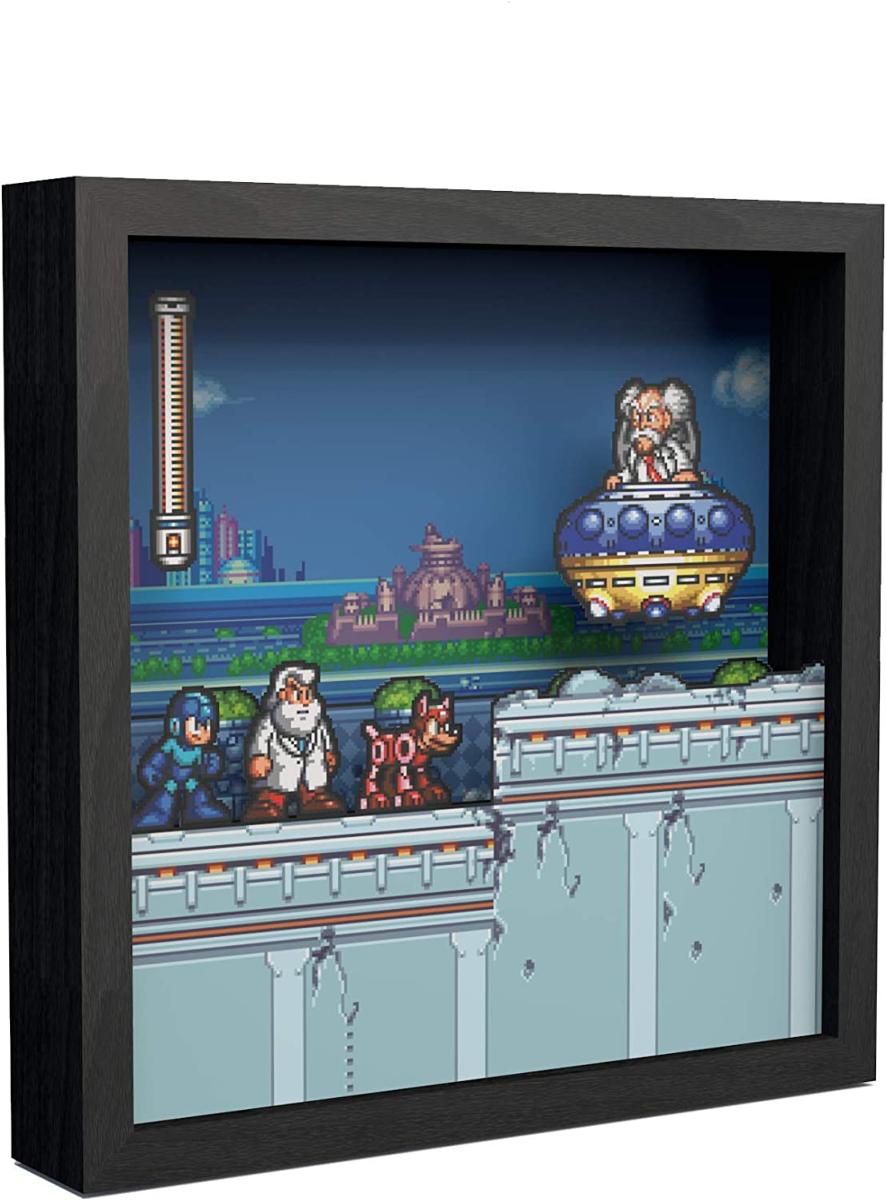 Pixel Frames Mega Man 7 Dr Wily - 23x23 cm - Pixel Frames - Level Up Labs - Shop Just for Games
