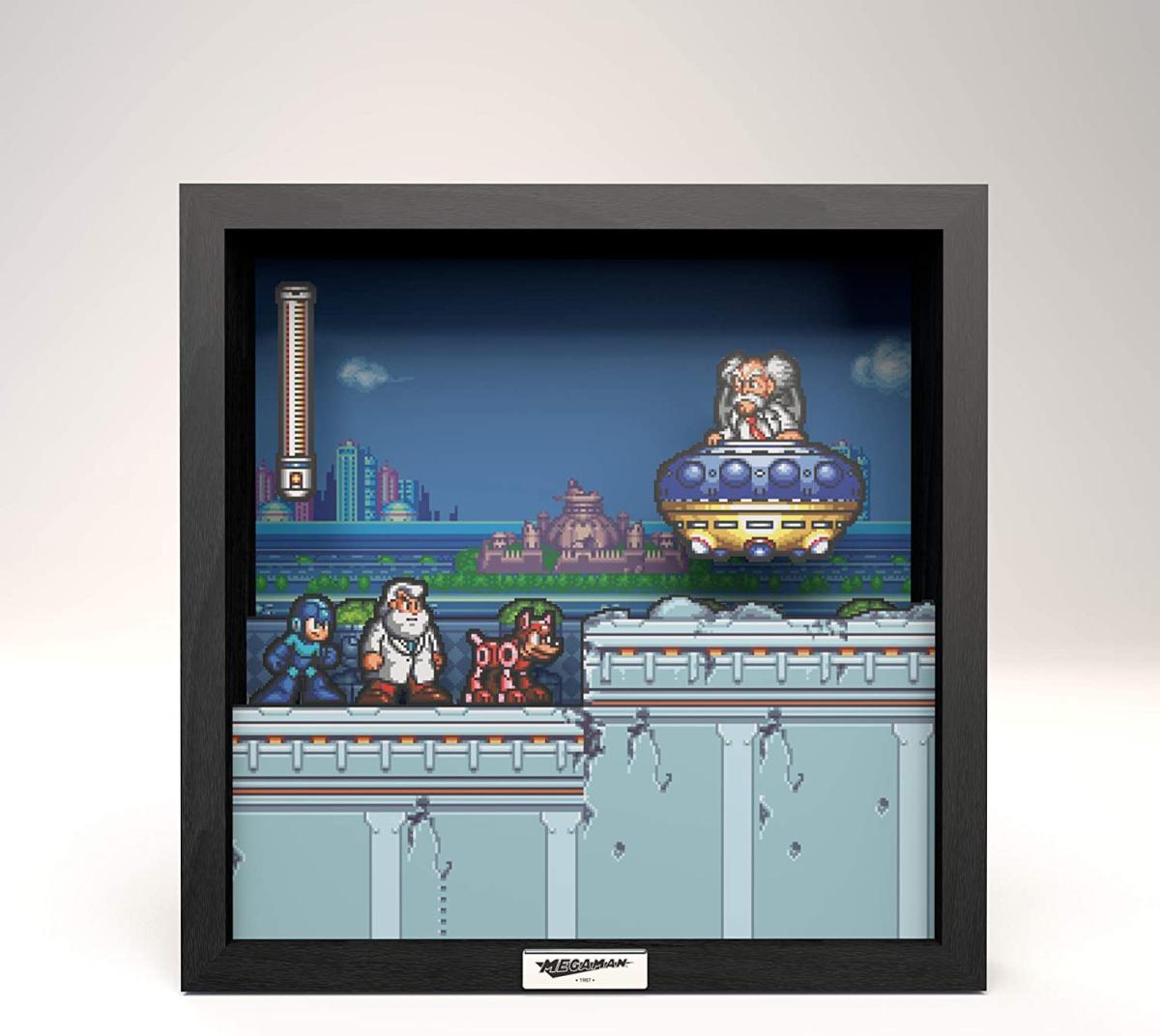 Pixel Frames Mega Man 7 Dr Wily - 23x23 cm - Pixel Frames - Level Up Labs - Shop Just for Games