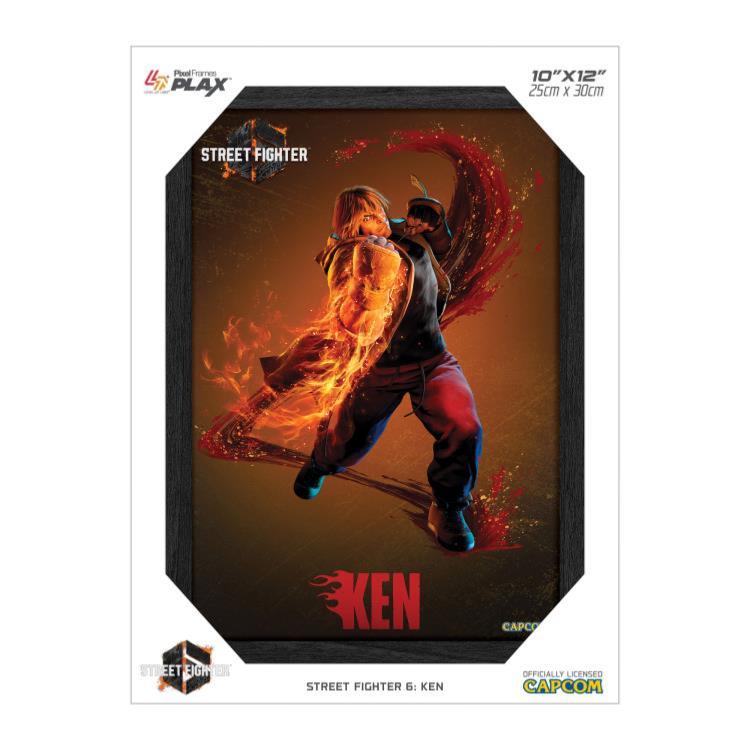 Pixel Frames Plax - Street Fighter 6 - Ken - Pixel Frames - Level Up Labs - Shop Just for Games