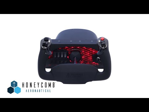 Honeycomb Aeronautical Alpha Flight Controls Yoke & Switch Panel