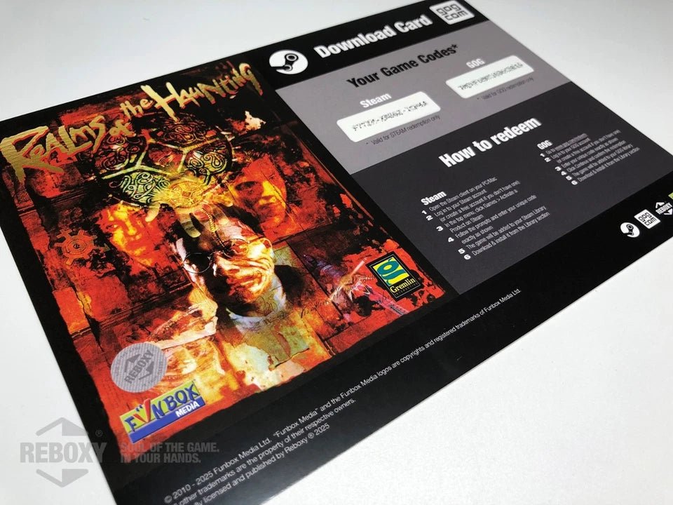Realms of the Haunting PC Edition Reboxy Classic (CD - Rom +Steam + GOG) - Jeux Vidéo Physique - Funbox - Shop Just for Games