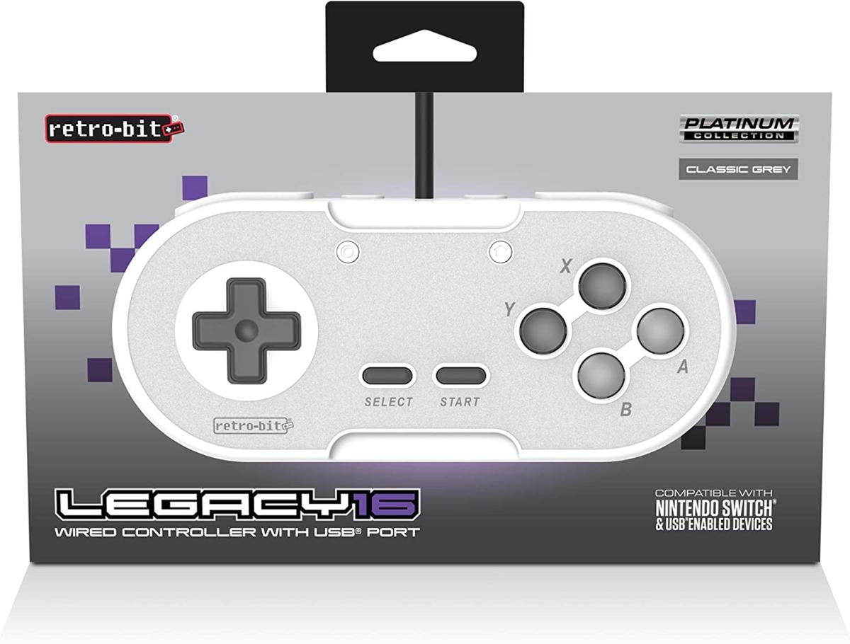 Retro - Bit Legacy 16 USB pad Grey - Manettes - retro - bit - Shop Just for Games