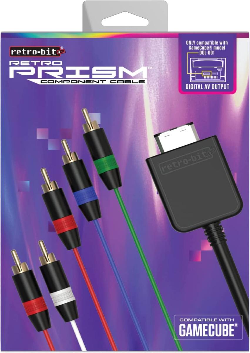 Retro - Bit Prism Câble à Composantes GameCube - Câbles et Chargeurs - retro - bit - Shop Just for Games