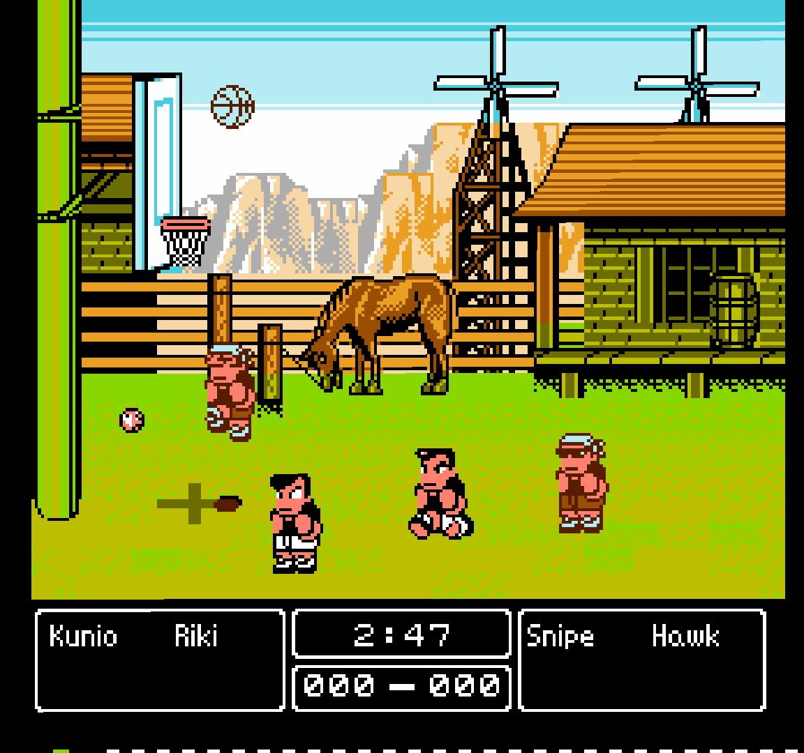 River City Basketball NES - Jeux Vidéo Cartouche - retro - bit - Shop Just for Games