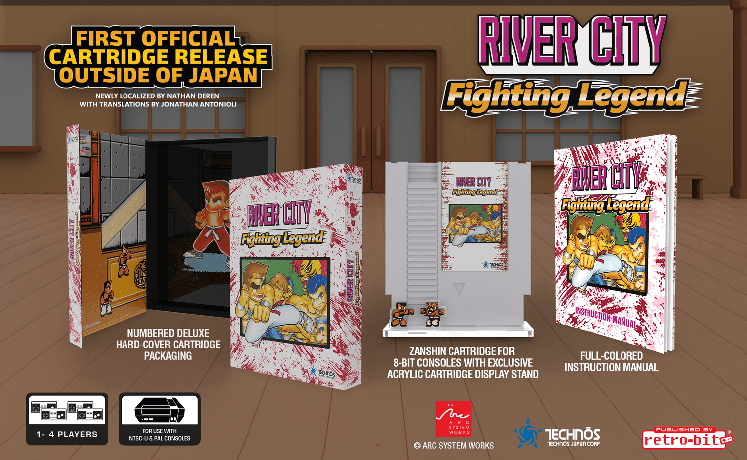 River City Fighting Legend NES - Jeux Vidéo Cartouche - retro - bit - Shop Just for Games