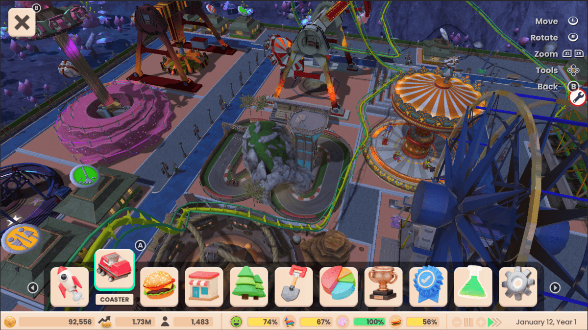 Rollercoaster Tycoon Adventures Deluxe PS5 - Jeux Vidéo Physique - Atari - Shop Just for Games