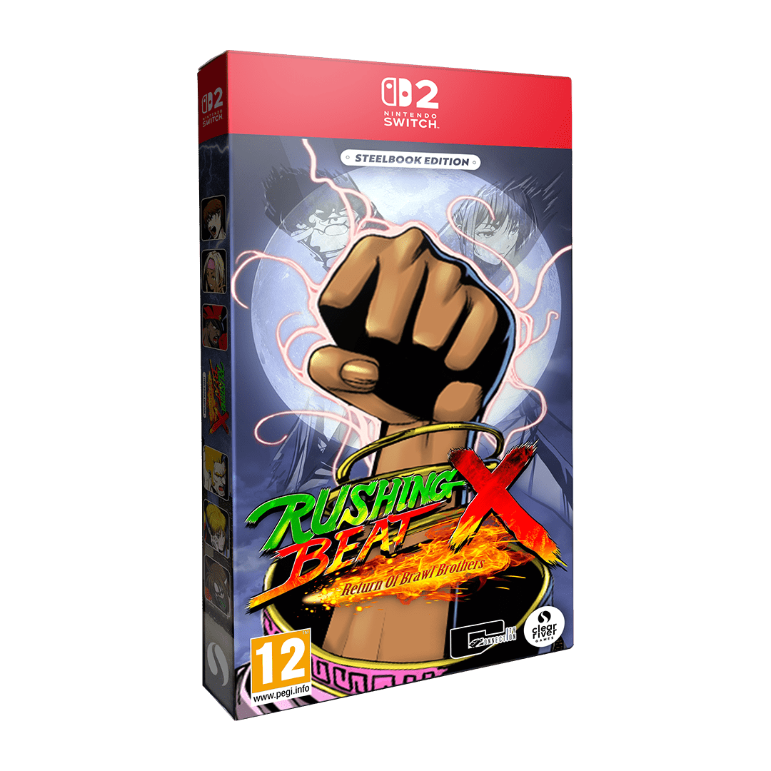 Rushing Beat X: Return of the Brawl Brothers Steelbook Edition SWITCH 2 - Jeux Vidéo Physique - Clear River Games - Shop Just for Games