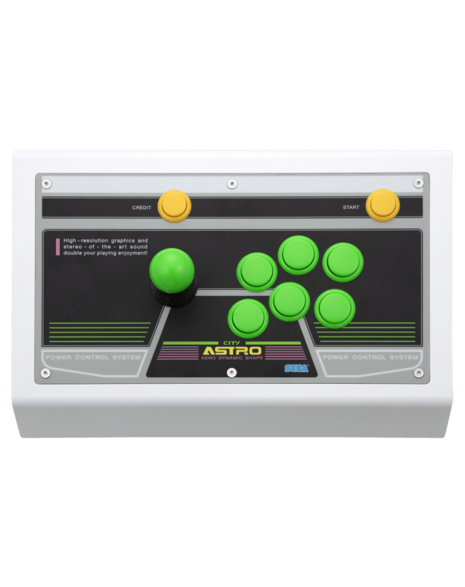 Sega Astro City Arcade Stick - Boutons verts - Manettes - Sega - Shop Just for Games