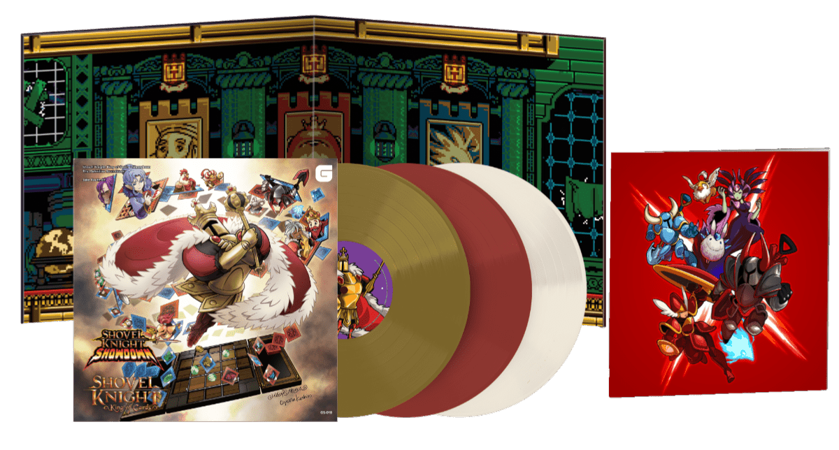Shovel Knight King of Cards The Definitive OST 3LP - Vinyles - Brave Wave - Shop Just for Games