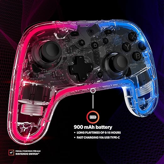 Snakebyte Game Pad S RGB - Nintendo Switch - Manettes - Snakebyte - Shop Just for Games