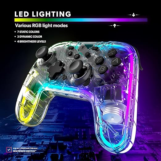 Snakebyte Game Pad S RGB - Nintendo Switch - Manettes - Snakebyte - Shop Just for Games