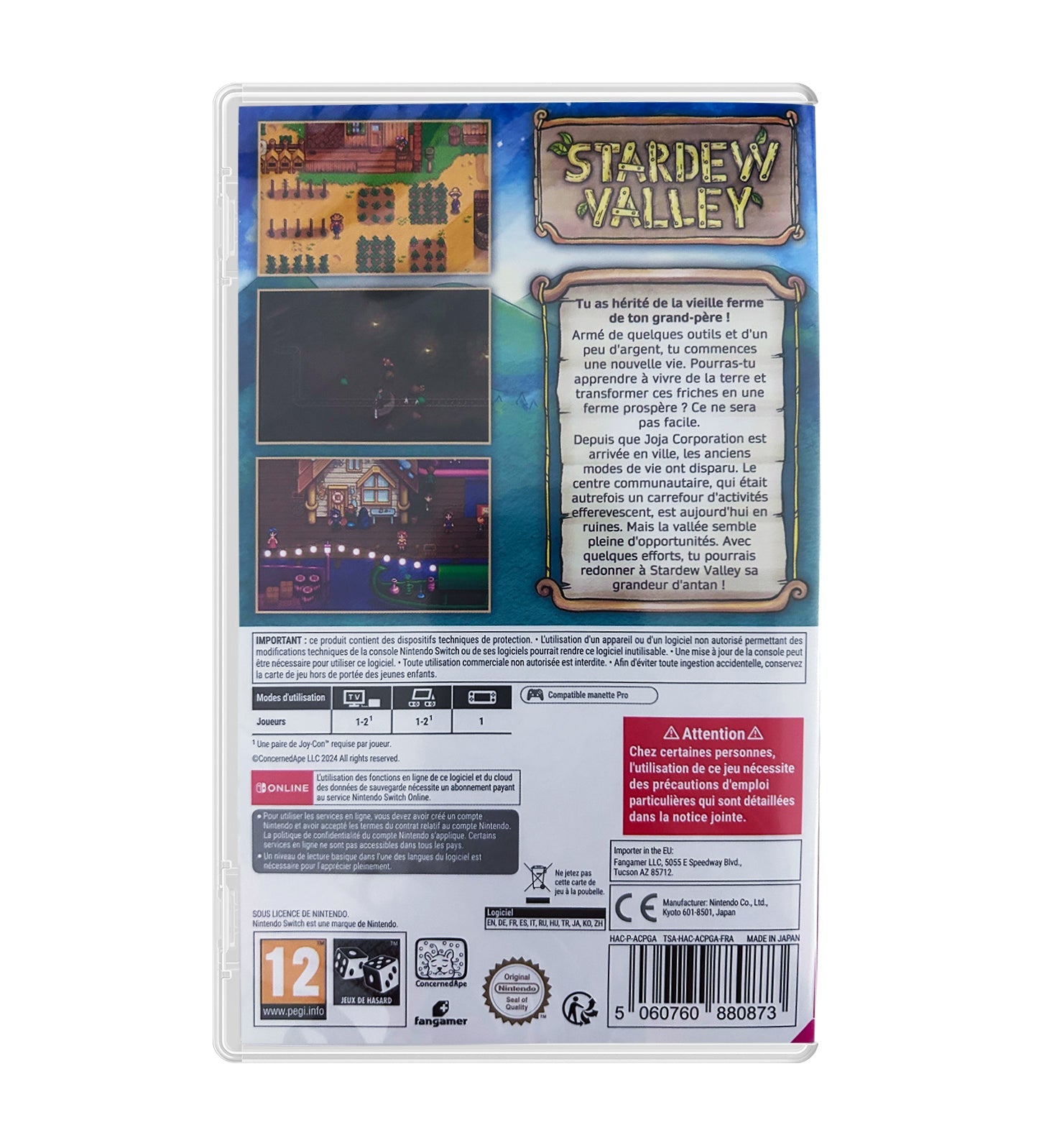 Stardew Valley Nintendo Switch - Jeux Vidéo Physique - FANGAMER - Shop Just for Games