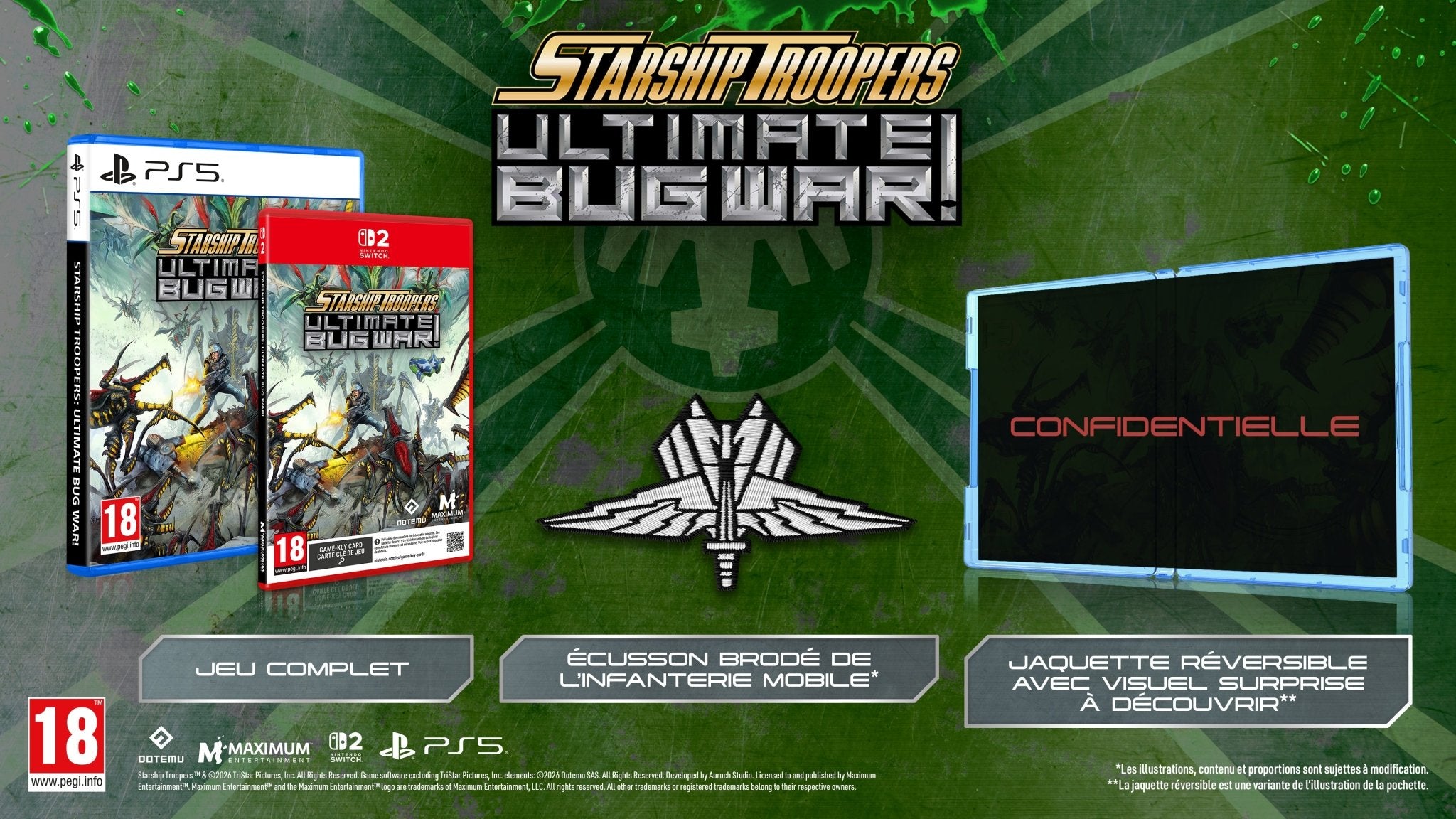 Starship Troopers Ultimate Bug War Switch 2 + Souris Joy - Con - Jeux Vidéo Physique - Maximum Entertainment - Shop Just for Games