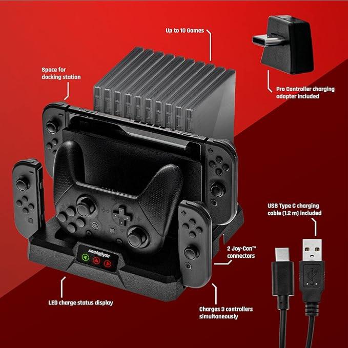 Station de charge pour Switch - Snakebyte - Câbles et Chargeurs - Snakebyte - Shop Just for Games