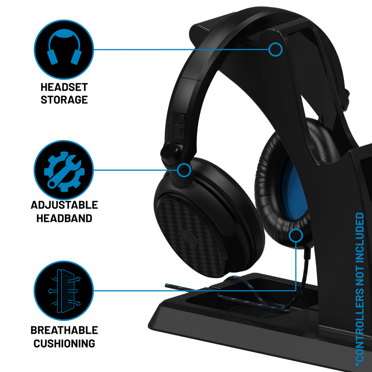 Station de charge PS5 et casque intégré - Stealth - Câbles et Chargeurs - Stealth - Shop Just for Games