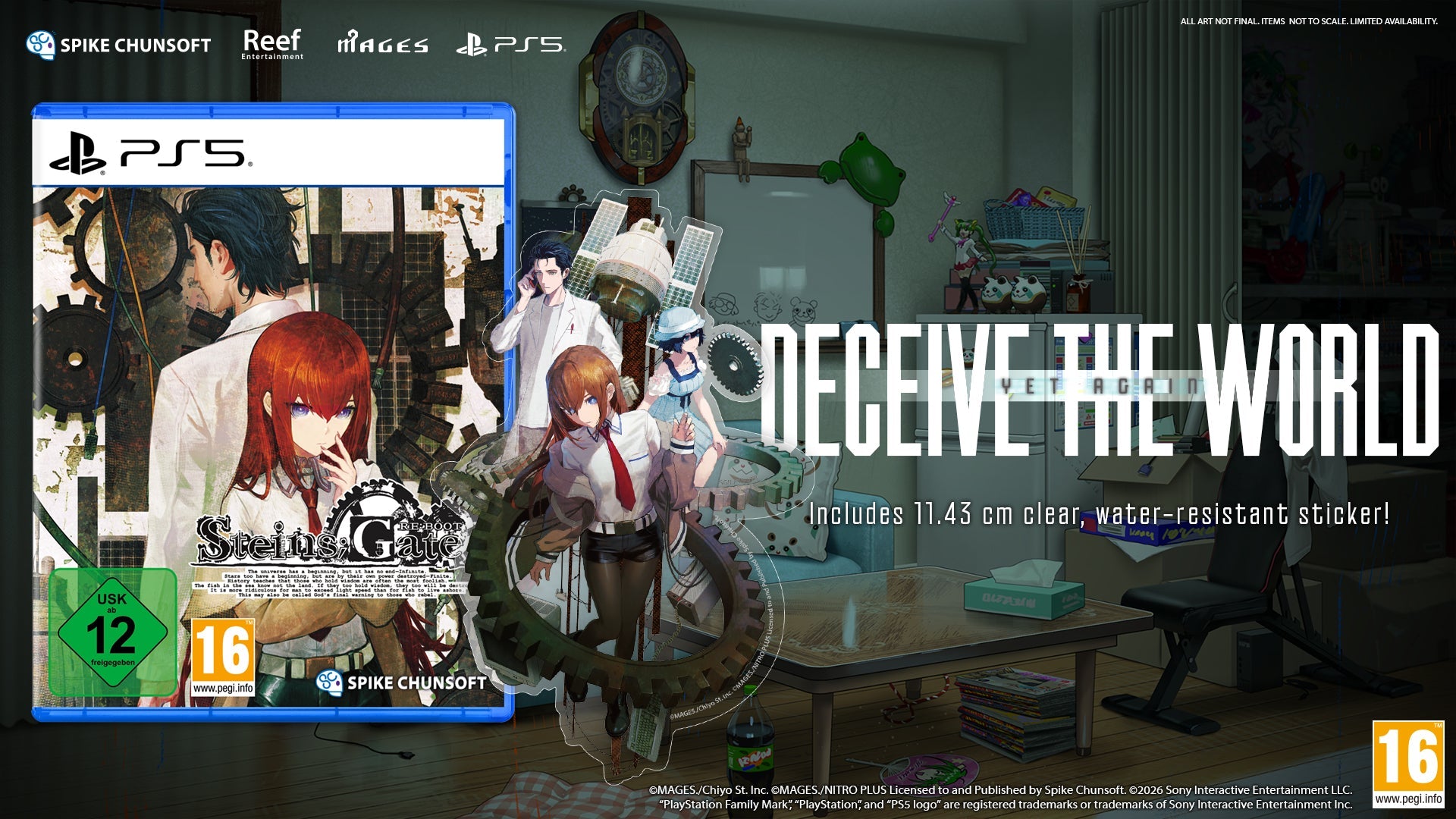 Steins; Gate Re: Boot PS5 - Jeux Vidéo Physique - Creative Distribution - Shop Just for Games