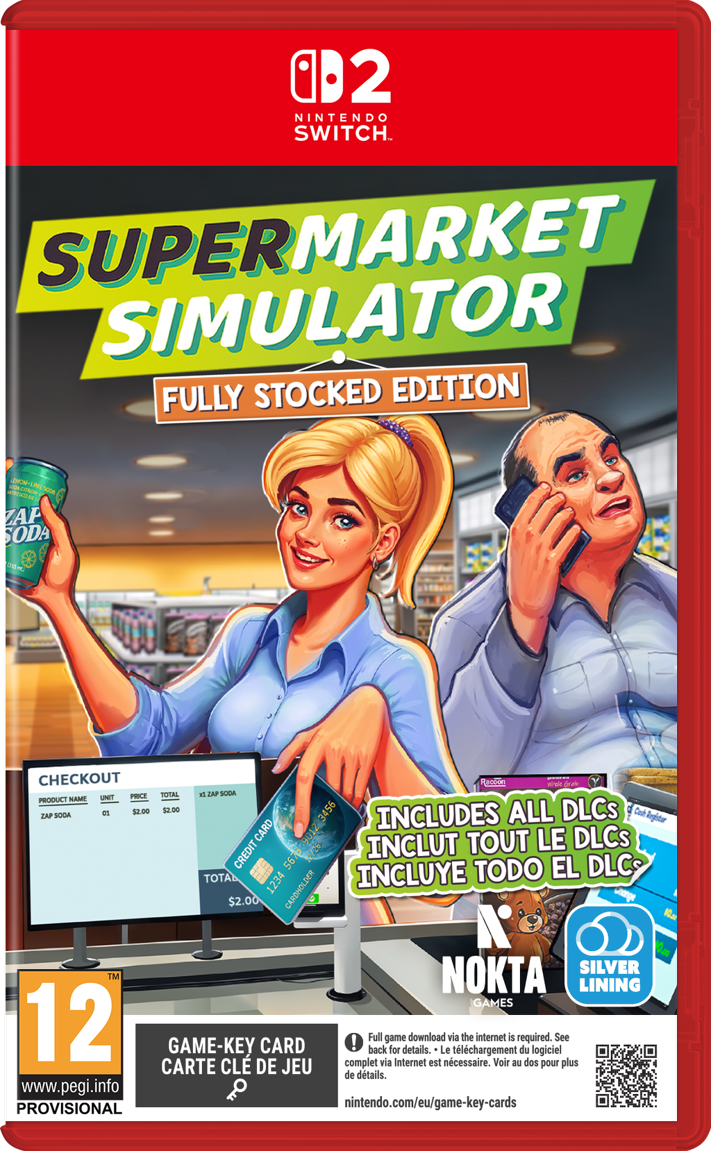 Supermarket Simulator Fully Stocked Edition Switch 2 - Jeux Vidéo Physique - SILVER LINING - Shop Just for Games